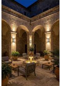 Resim Ba 186/761 Metal Gövde Pleksi Camlı Dekoratif Aplik 22x30 Cm Beyaz 