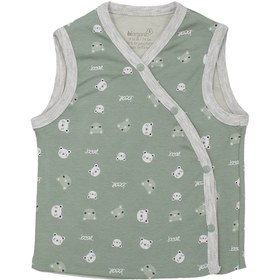 Resim Bibaby Biorganic Hug Me Bear Çift Taraflı Yelek 61433 Yeşil 
