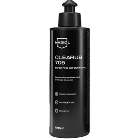 Resim Nasiol Clearub 705 En Hafif Çizik/Hare Giderici Polisaj Pastası-Pasta Cila-250gr-Silikonsuz Boya Parlatıcı 