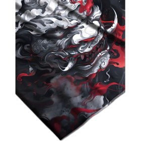 Resim Oni Boyunluk Bandana Maske Buff Buffed 