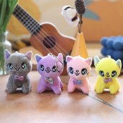 Resim OEMG Yeni 1 Adet Dört Inç Iyi Şanslar Karikatür Peluş Oyuncak Bebek Anahtarlık Sevimli Bebek Anahtar Küçük Kolye Seti (Yurt Dışından) 