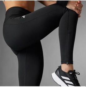 Resim Black Adidas Kadın Koşu - Yürüyüş Tayt Adizero E 1/1 L Ip3085 001 