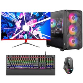 Resim Dragos DRx6909 i7 10700F 32GB 512GB NVMe 6GB RTX3050 27 inç 165Hz Curved Oyuncu Masaüstü Bilgisayarı 