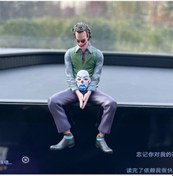 Resim 16 Cm Joker Heath Ledger Aksiyon Figürü Oturan Yeşil Takım Diğer 