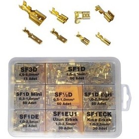 Resim 280 Parça Izolesiz Dişi Ve Erkek Terminal Seti 