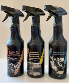 Resim parlawax 3'lü Set Motor Tem,torpido Bakım Losyonu,detay Temizleyici 500 ml 