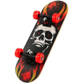 Resim Bermuda Desenli Kaykay Orta Boy Fj809 Çok Renkli 