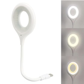 Resim Hepta Collection Sesle Kontrol 3 Renk Işık Modlu Akrobat USB LED Kitap Okuma Işığı, USB Gece Işığı Lambası, 20 LED, S 