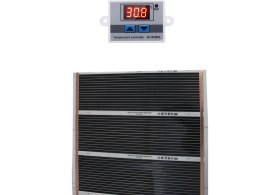 Resim Ufuk Dağıtım Karbon Fiber Halı Altı Isıtıcı 80X150 cm Dijital Termostatlı Kullanım Alanı Geniş 