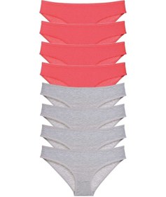 Resim Royaleks 8 adet Süper Eko Set Likralı Kadın Slip Külot Fuşya Gri RYL-EKO8029 Gri 