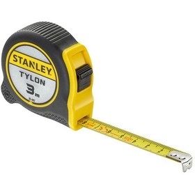 Resim 1-30-687 Tylon Şerit Metre, 3 M, Tylon Polimer Koruma Katmanı, Kaydırılabilir Uç Kancası, Plastik Gövde 