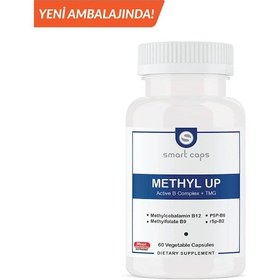 Resim Smartcaps Methylup Active B Comlex Tmg 60 Kapsül 