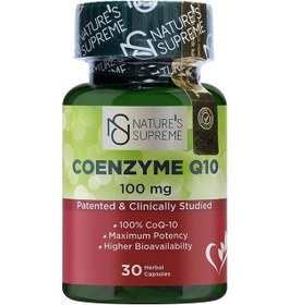 Resim Natures Supreme Coenzyme Q10 100 Mg 30 Kapsül Aromasiz 