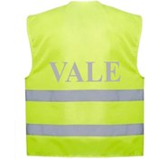 Resim VALE Yazılı Sarı Renk Reflektörlü İkaz Yeleği x 3 Adet 