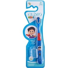 Resim Glimo Glimo Kids Ekstra Yumuşak Diş Fırçası 3+ Yaş ( Mavi ) 