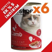 Resim Bestpet Gravy Lamb Parça Kuzu Etli Kedi Konservesi 400 Gr x 6 Adet 