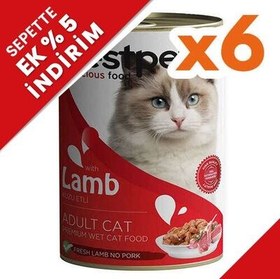 Resim Bestpet Gravy Lamb Parça Kuzu Etli Kedi Konservesi 400 Gr x 6 Adet 