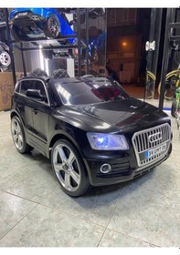 Resim Öykü Bebek Dünyası Akülü Araba 437 Audi Siyah 