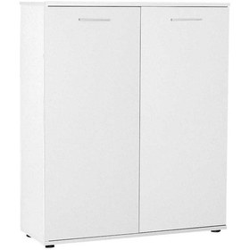 Resim Adoremobilya Trendline 2 Kapaklı 5 Raflı Çok Amaçlı Ayakkabılık - Beyaz 