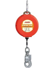 Resim Haru He-10 Düşüş Tutucu Geri Sarımlı Çelik Halat 10mt 