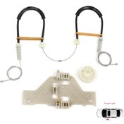 Resim Citroen C4 MK1 2004-2014 4/5 Kapı İçin Ön Sol Cam Kriko Seti 