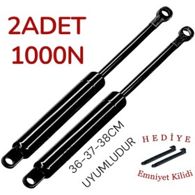 Resim Genel Markalar 2 Adet 1000 N Baza Amortisörü (Baza Pistonu) 2 Adet Emniyet Kilit 