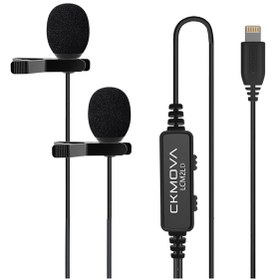 Resim Ckmova Lcm 2ld Lightning Girişli 2’li Yaka Mikrofonu 