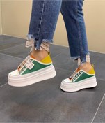 Resim Guja Yüksek Tabanlı Kadın Hakiki Deri Sneakers 