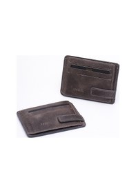 Resim Fossil Hakiki Gerçek Deri Erkek Kartlık Cüzdan Crazy Gri 8001 Gri 