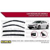 Resim Niken Honda Civic Kromlu Cam Rüzgarlığı 2022 Sonrası 