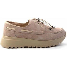 Resim Bej Leather Kadın Loafer Ayakkabı K01809047002 Diğer 