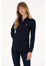 Resim U.s. Polo Assn. Kadın Lacivert Gömlek Basic 50308024-vr033 Lacıvert 