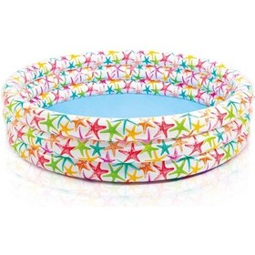Resim Intex Renkli Yıldız Desenli Şişme Havuz 168 x 38cm Çok Renkli 