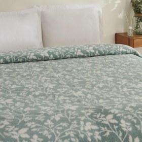 Resim Karaca Home Cintia Çift Kişilik Akrilik Battaniye Koyu Mint Mint 