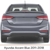 Resim Sunplex Hyundai Accent Blue Bagaj Üstü Spoiler Piano Black 2011-2018 