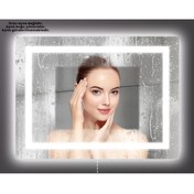 Resim BUGUSAN Ledli Ayna Buğu Çözücü Kare 110v - 220v Ac 50x50cm 
