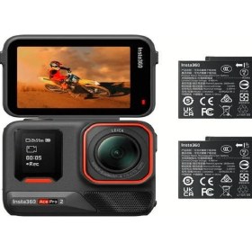 Resim Insta360 Ace Pro 2 Aksiyon Kamerası Çift Bataryalı Paket 