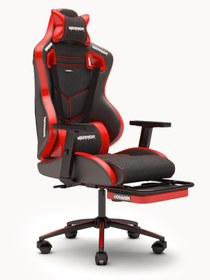 Resim Warrior Adonis Oyuncu Koltuğu - Kırmızı - Ayak Uzatmalı Profesyonel Bilgisayar Sandalyesi 1566c0511 