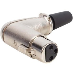 Resim Powermaster Canon Fiş Dişi 90 Derece L Tip XLR Jack Fiş 