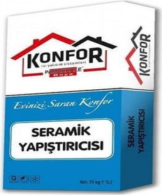 Resim Konfor Seramik Yapıştırıcı 25 Kg Gri 