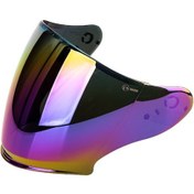 Resim Moveevo Mt Avenue Sv Motosiklet Kaskı İçin Değiştirme Lens - Uv Engellli, Çizikdirmez, Yağmursuz Pc Malzeme Beyaz - Pembe 