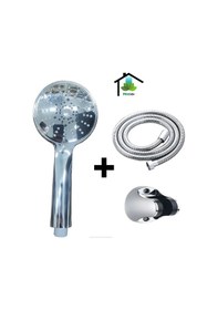 Resim Mintev Krom Modern Duş Seti Krom Hortum Ve Mafsal Krom 