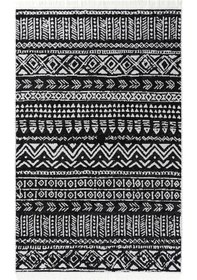 Resim Cool Halı Perla Pr 03 Siyah Çift Taraflı Pamuklu Banyo Balkon Mutfak Kilimi 