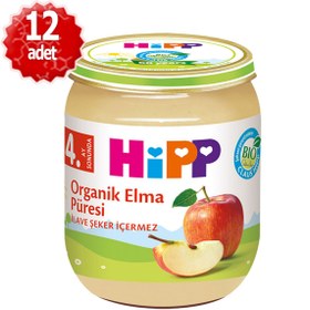 Resim Hipp Organik X 12 Adet Elma Püresi 125gr 