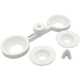 Resim Borox Pp Huni Halkası - Plastik Huni Askısı İkili - Yarıksız 