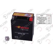 Resim Falcon FLC YTX7L-BS Motosiklet Aküsü (Dik) 