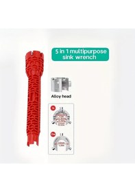 Resim Dashanshop 5'li Lavabo Anahtarı Seti - Dar Alan Tesisat Çözümü Kaymaz Derin Soket 