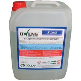 Resim Owens X-lime Ultra Endüstriyel Bulaşık Makinası Kireç Sökücü 5 Kg Kireçmatik 