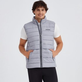 Resim Skechers Outerwear Padded Erkek Gri Yelek 