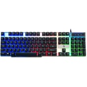 Resim ONTECH - Frısby Fk-g508Qu Usb Q Tr 3 Renklı Işıklı Kablolu Klavye 